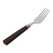 GARFO JOGO COM 6 PEÇAS PARA 6 PESSOAS LOWRY - INOX/MARROM - Foto 3