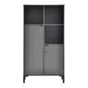 ARMÁRIO PARA ESCRITÓRIO ALTO 2 PORTAS SLEEK