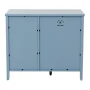 CÔMODA 3 GAVETAS/1 PORTA 93 CM X 53 CM BOUQUET XODÓ - BLEU CENDRÉ/MULTICOR - Foto 10