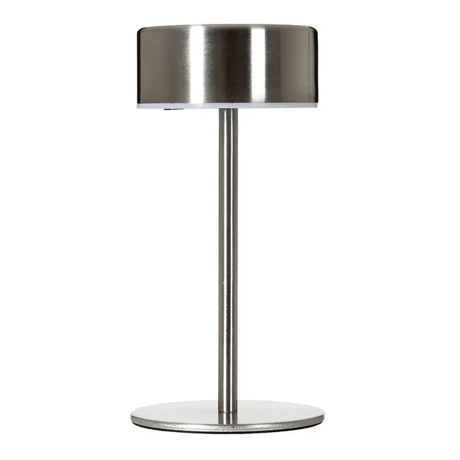 LUMINÁRIA DE MESA LED RECARREGÁVEL LYRA - PRATA - Foto 1