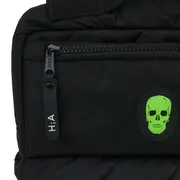 NÉCESSAIRE PARA VIAGEM CAVEIRA - PRETO/VERDE FLUOR - Foto 10