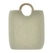 VASO 24 CM TRAMADINHO - AREIA/SÁLVIA - Foto 2