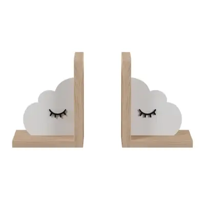 APARADOR DE LIVROS CONJUNTO COM 2 PEÇAS HANG IT NUVEM