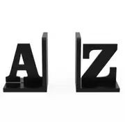APARADOR DE LIVROS COM 2 HANG IT AZ - PRETO/PRETO - Foto 1