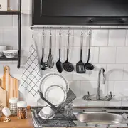 PEGADOR DE MACARRÃO 32 CM ELLIP NYLON - PRETO/INOX - Foto 3