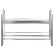 SAPATEIRA EMPILHÁVEL 37 CM X 56 CM X 27 CM FINELINE - CROMADO - Foto 1