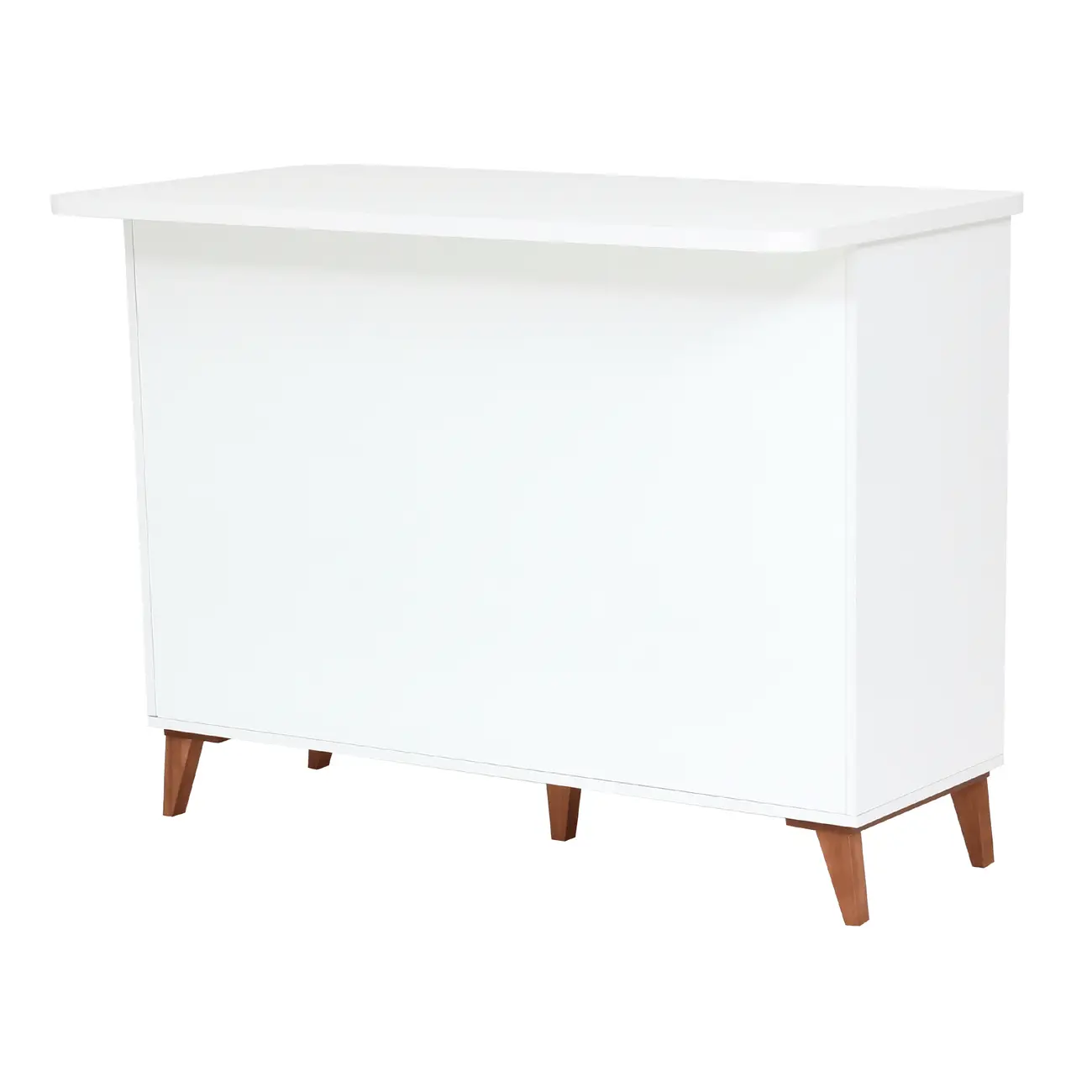 BALCÃO 2 PORTAS DE CORRER 1,20 M X 60 CM LIN - BRANCO/NOZES - Foto 8