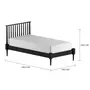 CAMA DE SOLTEIRO 98 CM SKAND - PRETO - Foto 6