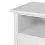 MESA DE CABECEIRA 2 GAVETAS DEVON - BRANCO - Foto 5