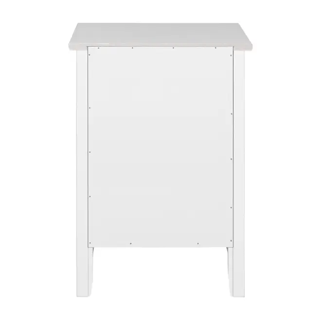MESA DE CABECEIRA 2 GAVETAS DEVON - BRANCO - Foto 8