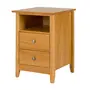 MESA DE CABECEIRA 2 GAVETAS DEVON - AMÊNDOA - Foto 2