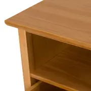 MESA DE CABECEIRA 2 GAVETAS DEVON - AMÊNDOA - Foto 6