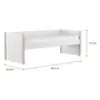 PIN PLAY CAMA/SOFÁ 78 CM - BRANCO/NATURAL WASHED - Foto 2