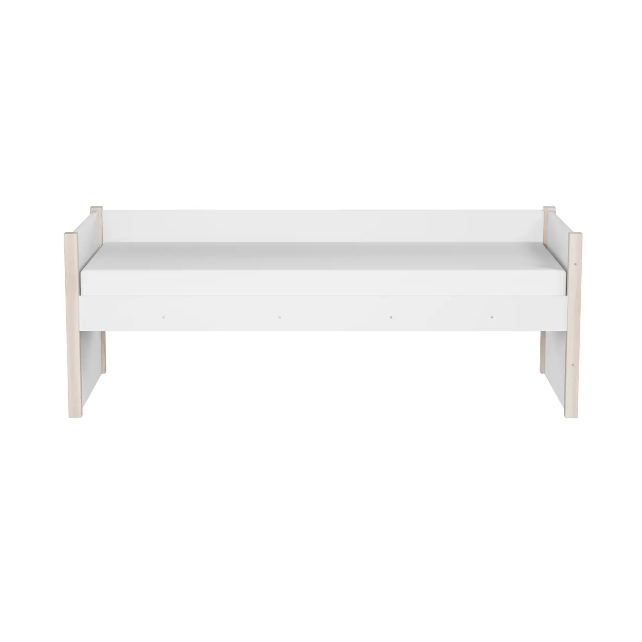 PIN PLAY CAMA/SOFÁ 78 CM - BRANCO/NATURAL WASHED - Foto 1