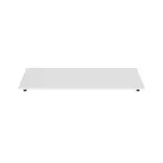 TAMPO DE MESA MADEIRA 1,30 M X 75 CM METRIC - BRANCO - Foto 1