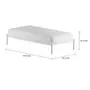 CAMA DE SOLTEIRO 88 CM FLAT - BRANCO - Foto 3