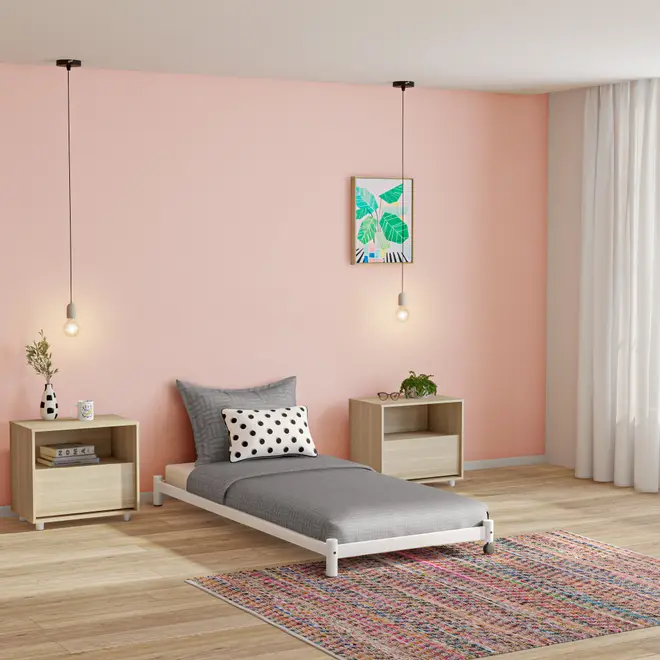 CAMA DE SOLTEIRO INFERIOR 78 CM FLAT - BRANCO - Foto 4