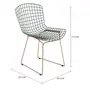 CADEIRA BERTOIA - COBRE/MALAQUITA - Foto 5