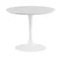 BASE DE MESA CENTRAL REDONDA FV 1,20 M TULIPE - BRANCO BRILHANTE - Foto 1