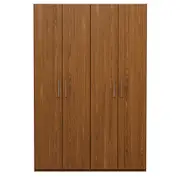 GUARDA-ROUPA DE CASAL 4 PORTAS 3 GAVETAS 45 MAXIMUS - FREIJÓ - Foto 1