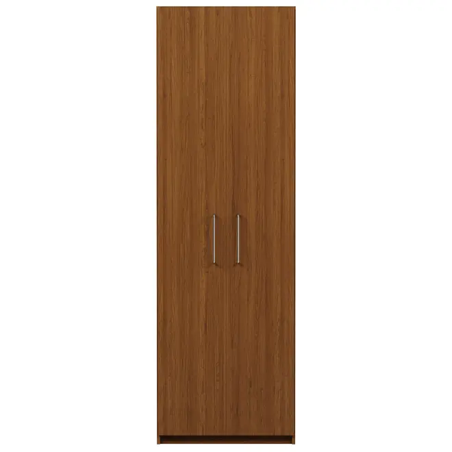 GUARDA-ROUPA 2 PORTAS 5 PRATELEIRAS 45 MAXIMUS - FREIJÓ - Foto 1