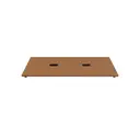 FREIJÓ - TAMPO DE MESA MADEIRA 1,20 M X 70 CM COM CAIXA DE CONECTIVIDADE METRIC