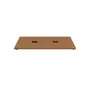 TAMPO DE MESA MADEIRA 1,20 M X 70 CM COM CAIXA DE CONECTIVIDADE METRIC - FREIJÓ - Foto 1