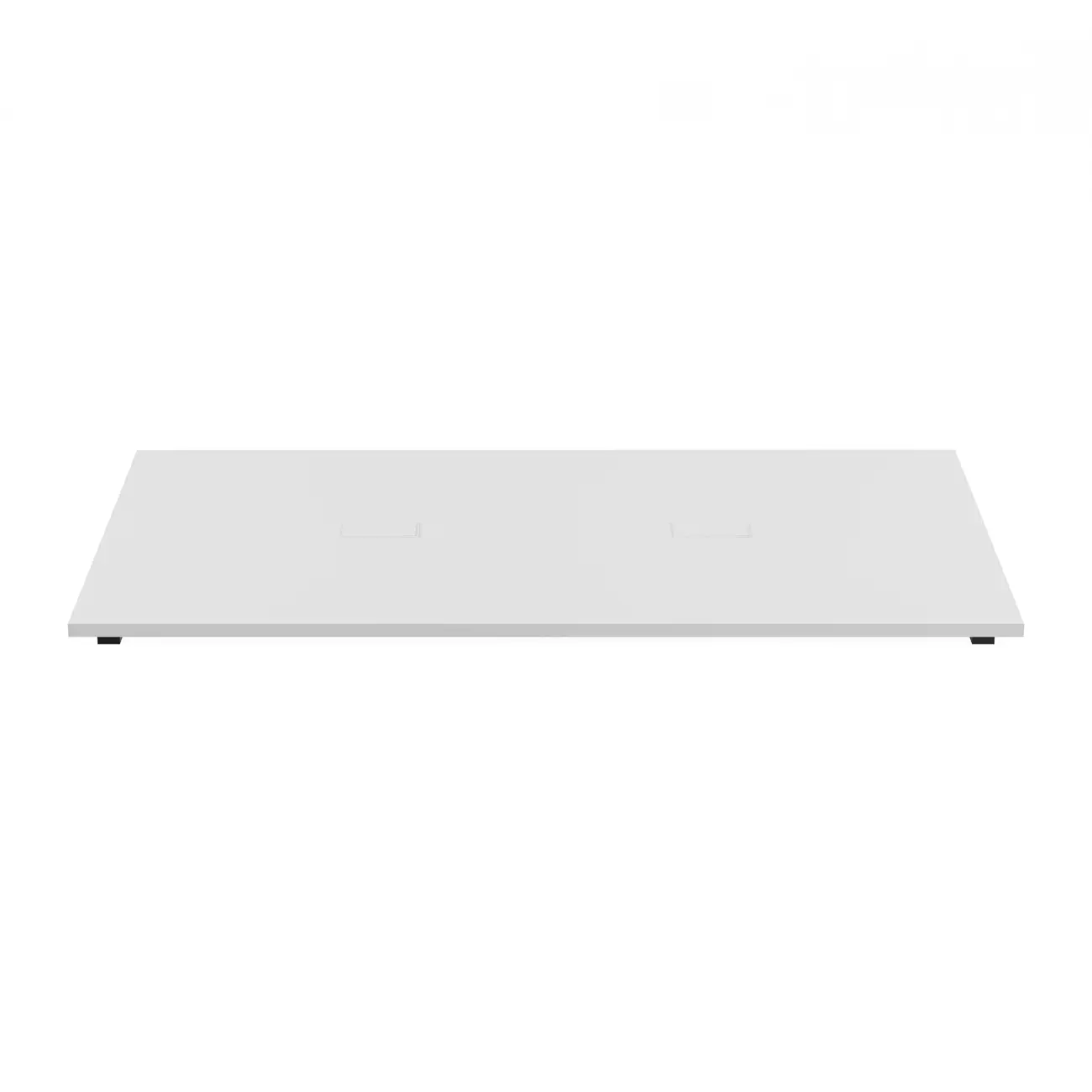 TAMPO DE MESA MADEIRA 1,20 M X 70 CM COM CAIXA DE CONECTIVIDADE METRIC - BRANCO - Foto 1