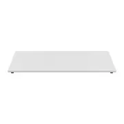 TAMPO DE MESA MADEIRA 1,20 M X 70 CM COM CAIXA DE CONECTIVIDADE METRIC - BRANCO - Foto 1