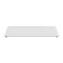 TAMPO DE MESA MADEIRA 1,20 M X 70 CM COM CAIXA DE CONECTIVIDADE METRIC - BRANCO - Foto 1