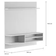 PAINEL PARA TV DE ATÉ 50' 1,36 M CONVEY - BRANCO - Foto 2