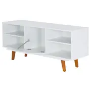 RACK 1 PORTA BASCULANTE 1,36 M X 39 CM MARTIN - BRANCO/NOZES - Foto 3
