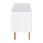 RACK 1 PORTA BASCULANTE 1,36 M X 39 CM MARTIN - BRANCO/NOZES - Foto 4