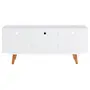 RACK 1 PORTA BASCULANTE 1,36 M X 39 CM MARTIN - BRANCO/NOZES - Foto 5