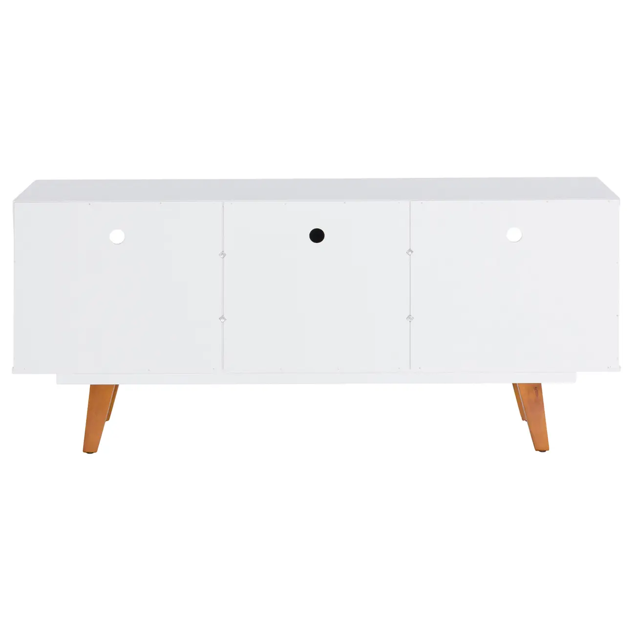 RACK 1 PORTA BASCULANTE 1,36 M X 39 CM MARTIN - BRANCO/NOZES - Foto 5