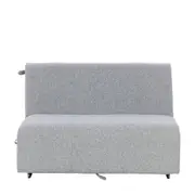 SOFÁ-CAMA 2 LUGARES BOYD - MESCLA CINZA CLARO - Foto 1