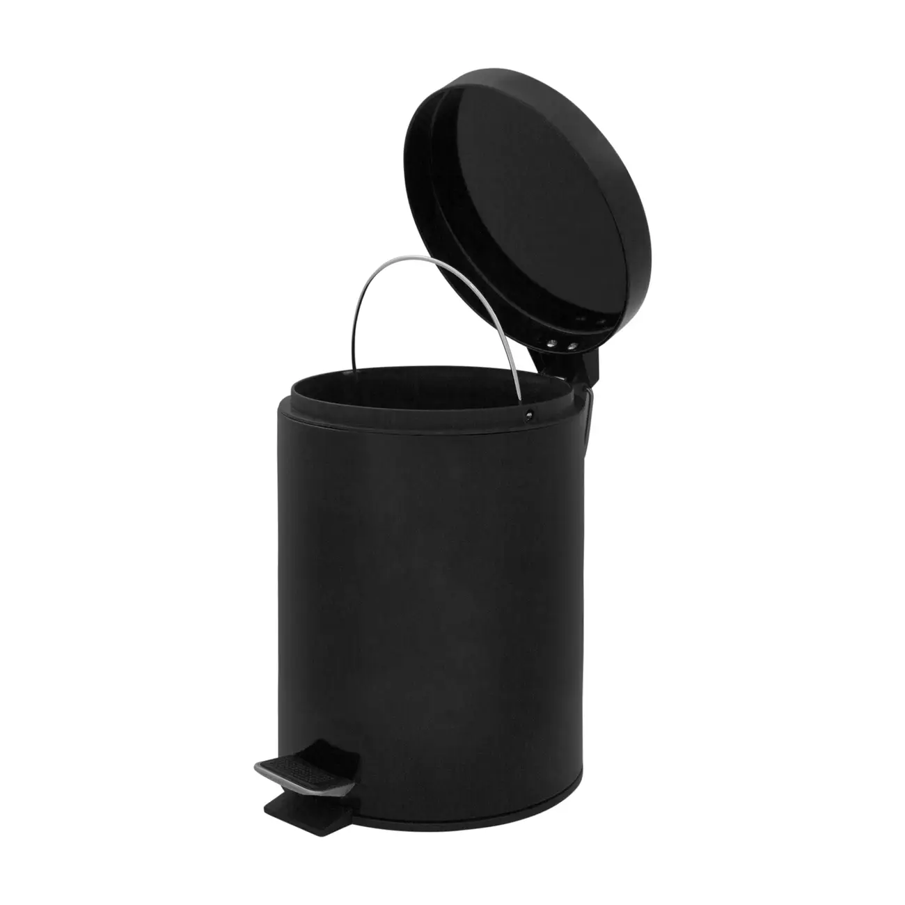 LIXEIRA COM PEDAL 5 L BEGIN - PRETO - Foto 2