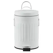LIXEIRA COM PEDAL 3 L BOULEVARD - BRANCO - Foto 1