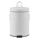 BRANCO - LIXEIRA COM PEDAL 5 L BOULEVARD