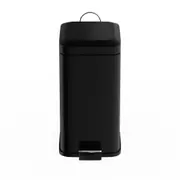 LIXEIRA COM PEDAL 5 L THIN - INOX/PRETO - Foto 1