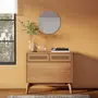 CÔMODA 4 GAVETAS 90 CM X 45 CM COM PALHINHA ARES - NOZES/FIBRA CLARA - Foto 10