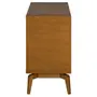 CÔMODA 4 GAVETAS 90 CM X 45 CM COM PALHINHA ARES - NOZES/FIBRA CLARA - Foto 4