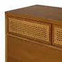 CÔMODA 4 GAVETAS 90 CM X 45 CM COM PALHINHA ARES - NOZES/FIBRA CLARA - Foto 5