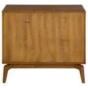 CÔMODA 4 GAVETAS 90 CM X 45 CM COM PALHINHA ARES - NOZES/FIBRA CLARA - Foto 8