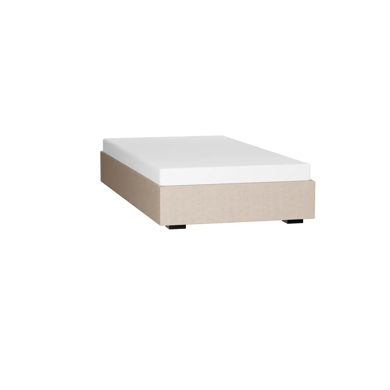 CAMA DE SOLTEIRO 88 CM SOX - BEGE - Foto 1