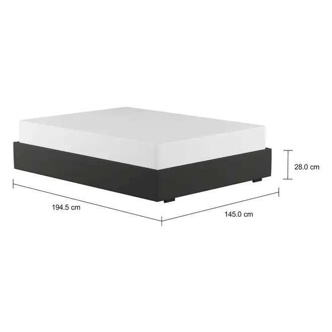 CAMA DE CASAL 1,38 M SOX - KONKRET - Foto 2