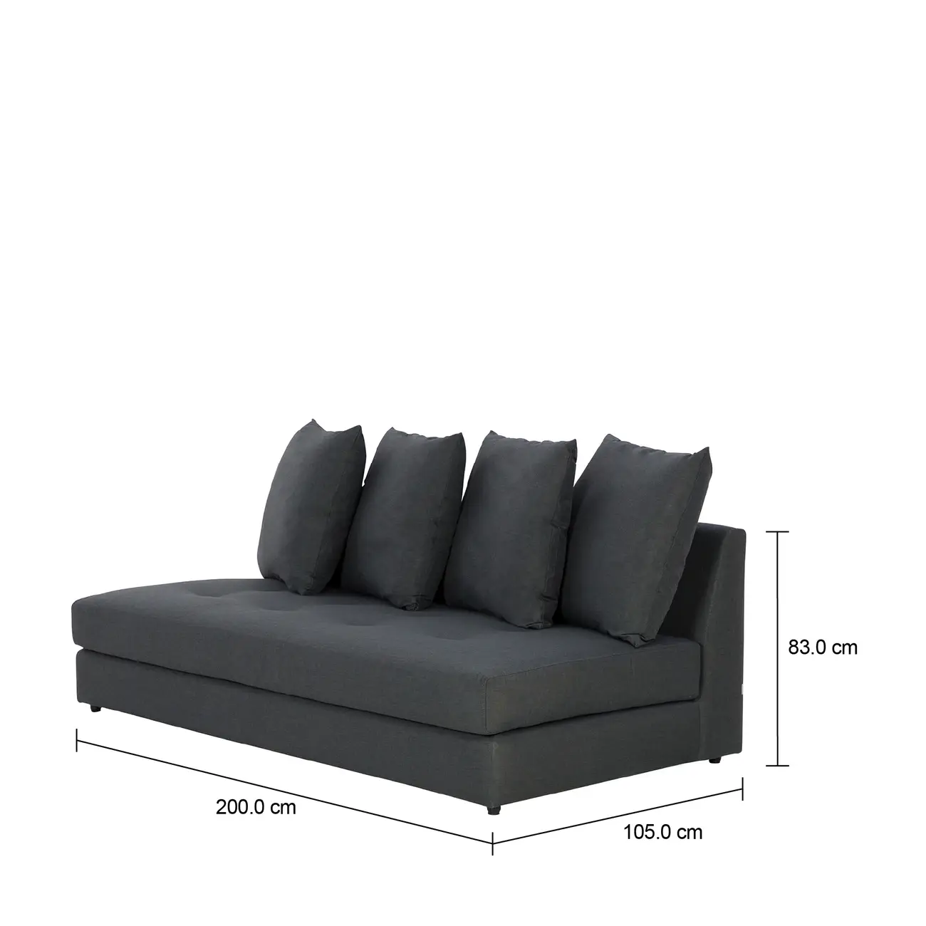 SOFÁ-CAMA 3 LUGARES BUZZ - POLI KONKRET - Foto 6