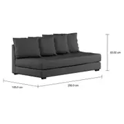 SOFÁ-CAMA 3 LUGARES BUZZ - POLI KONKRET - Foto 7