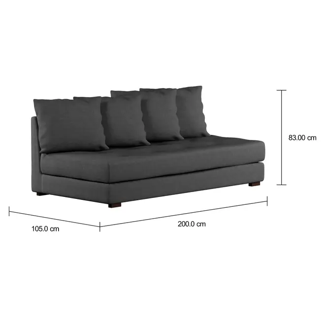 SOFÁ-CAMA 3 LUGARES BUZZ - POLI KONKRET - Foto 7