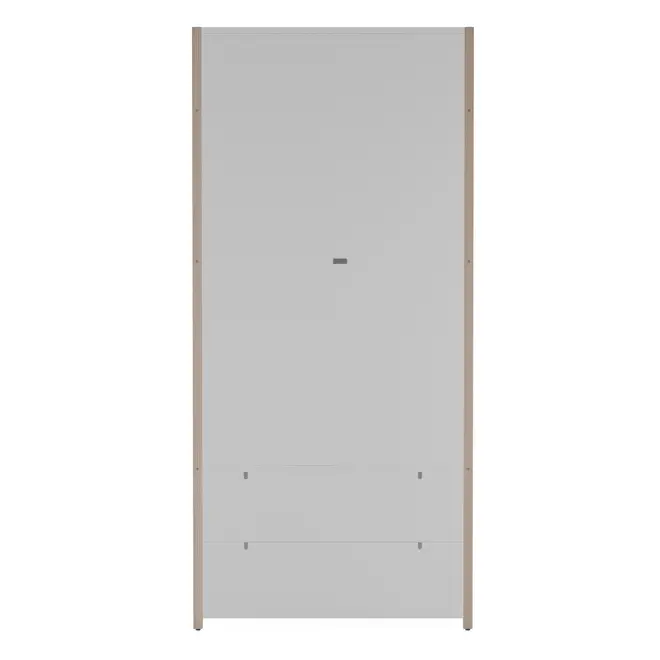 PIN PLAY GUARDA-ROUPA 2 PORTAS/2 GAVETAS - NATURAL WASHED/BRANCO - Foto 1